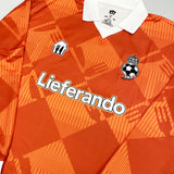 2024/25 Lieferando Cult Kits Football Jersey in orange with logo, perfect for football fans and Cult Kits enthusiasts.