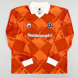 2024/25 Thuisbezorgd.nl Cult Kits football jersey in orange, featuring a collared design and brand new with tags, perfect for fans.