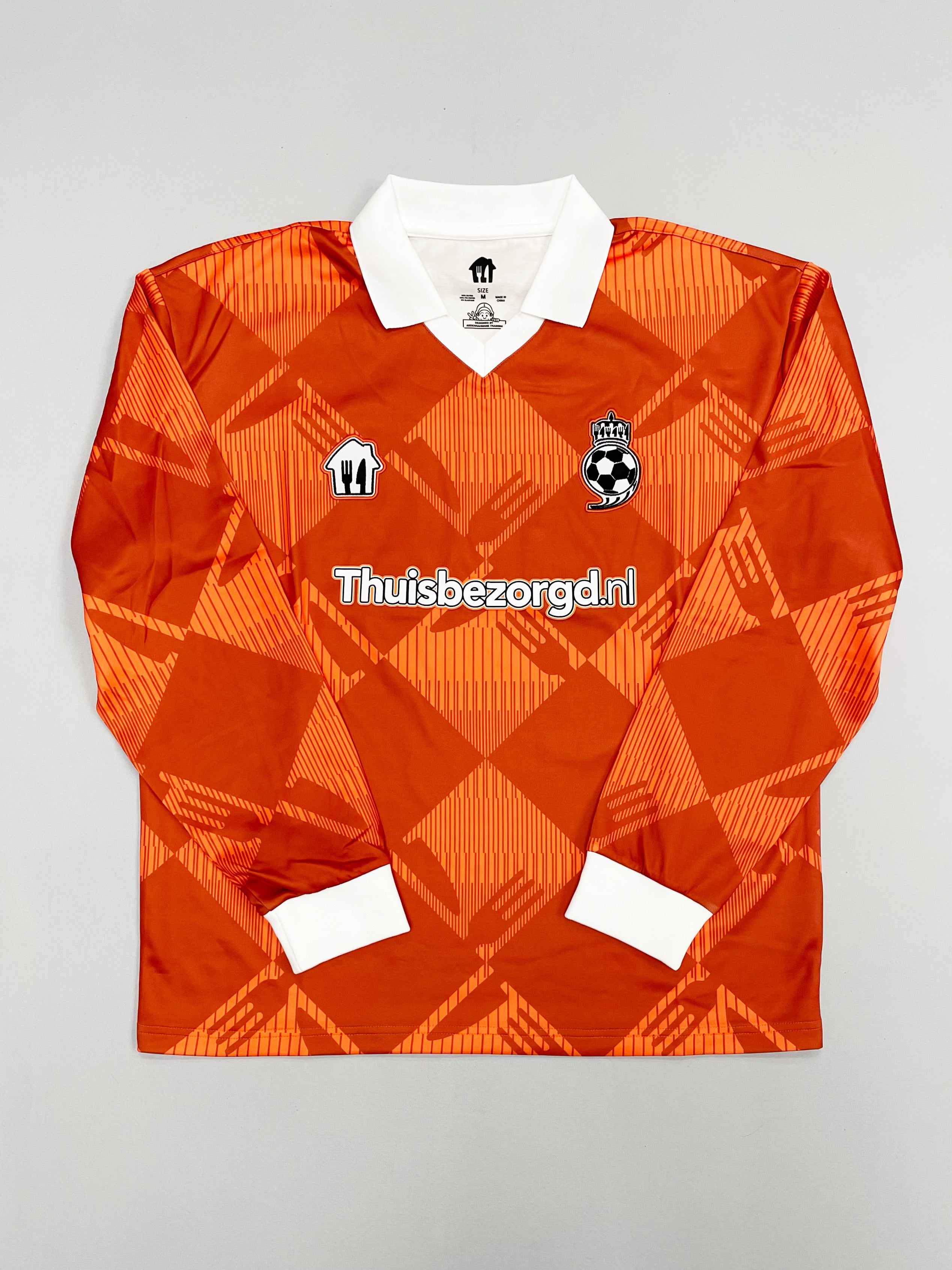 2024/25 Thuisbezorgd.nl Cult Kits football jersey in orange, featuring a collared design and brand new with tags, perfect for fans.