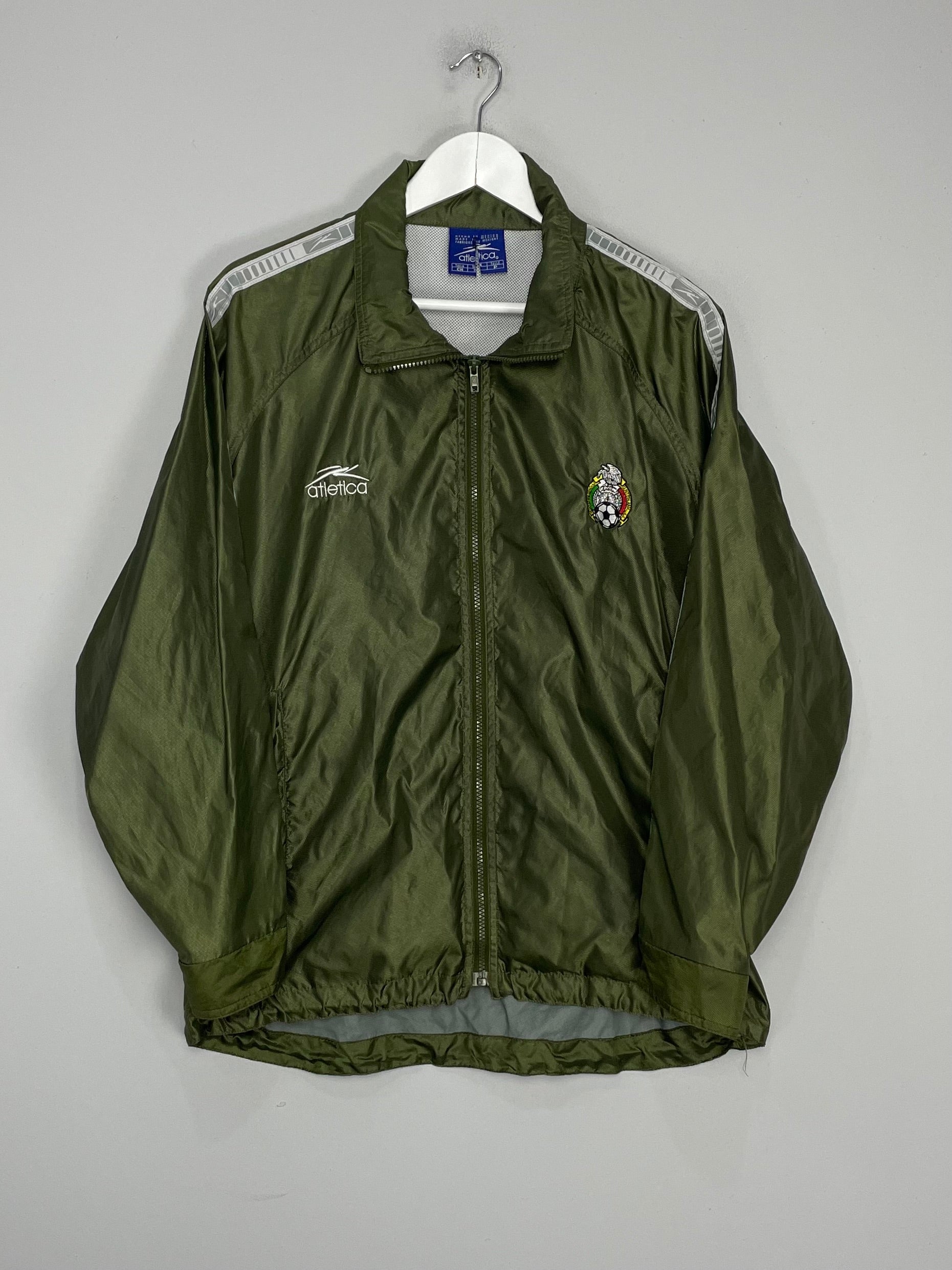 Shop 2000/01 MEXICO TRACK JACKET (S) ATLETICA, classic football shirts, vintage football shirts & retro soccer jerseys at Cult Kits