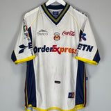 Shop 2000/01 MONARCAS MORELIA AWAY SHIRT (M) ATLETICA, classic football shirts, vintage football shirts & retro soccer jerseys at Cult Kits