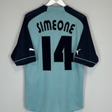 2002/03 LAZIO SIMEONE #14 THIRD SHIRT (XL) PUMA