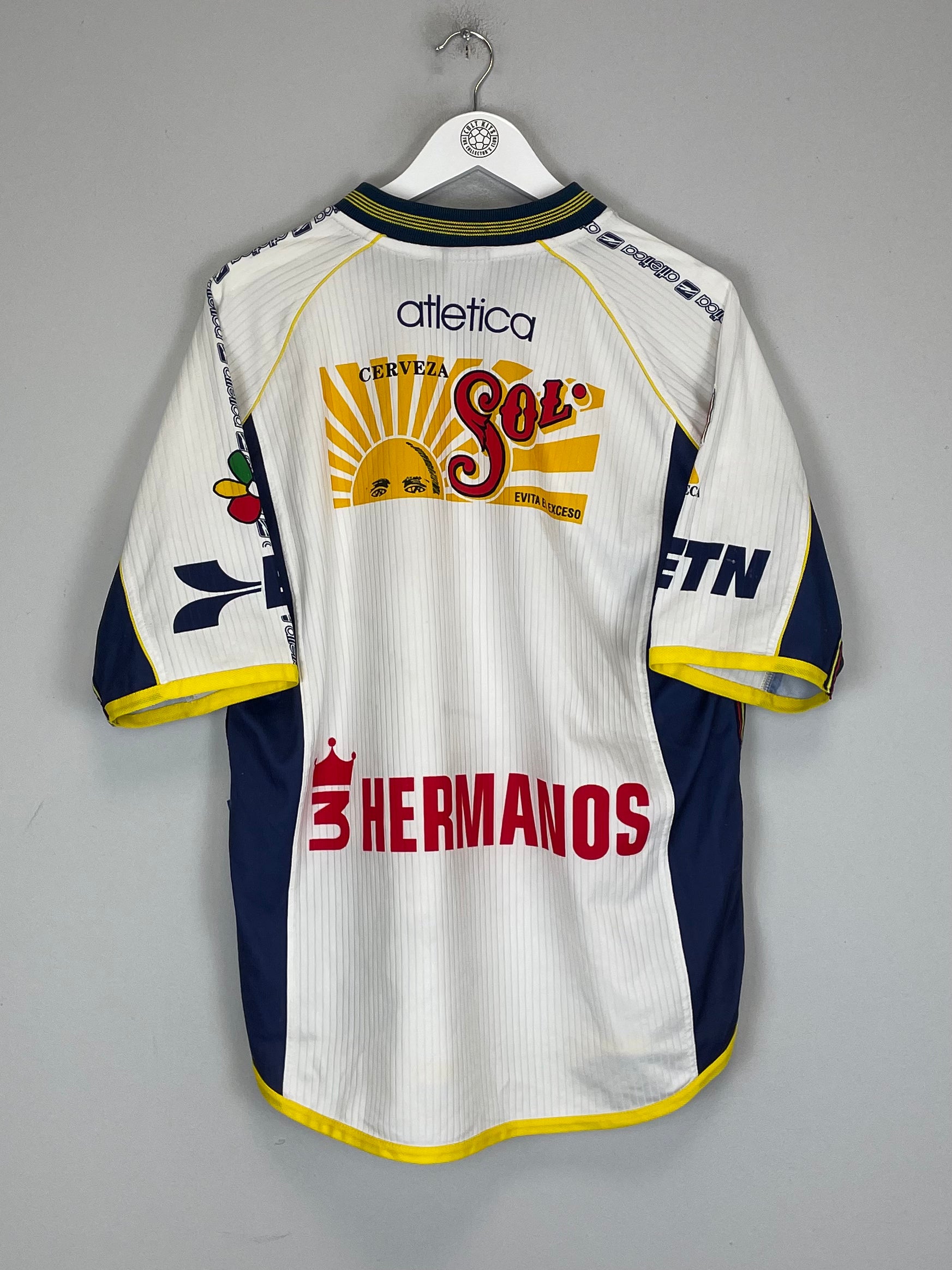 Shop 2000/01 MONARCAS MORELIA AWAY SHIRT (M) ATLETICA, classic football shirts, vintage football shirts & retro soccer jerseys at Cult Kits