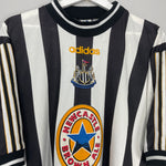 Shop 1997/99 NEWCASTLE SHEARER #9 HOME SHIRT (XL) ADIDAS, classic football shirts, vintage football shirts & retro soccer jerseys at Cult Kits