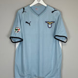 2008/09 LAZIO ZARATE #10 *MATCH ISSUE* HOME SHIRT (L) PUMA