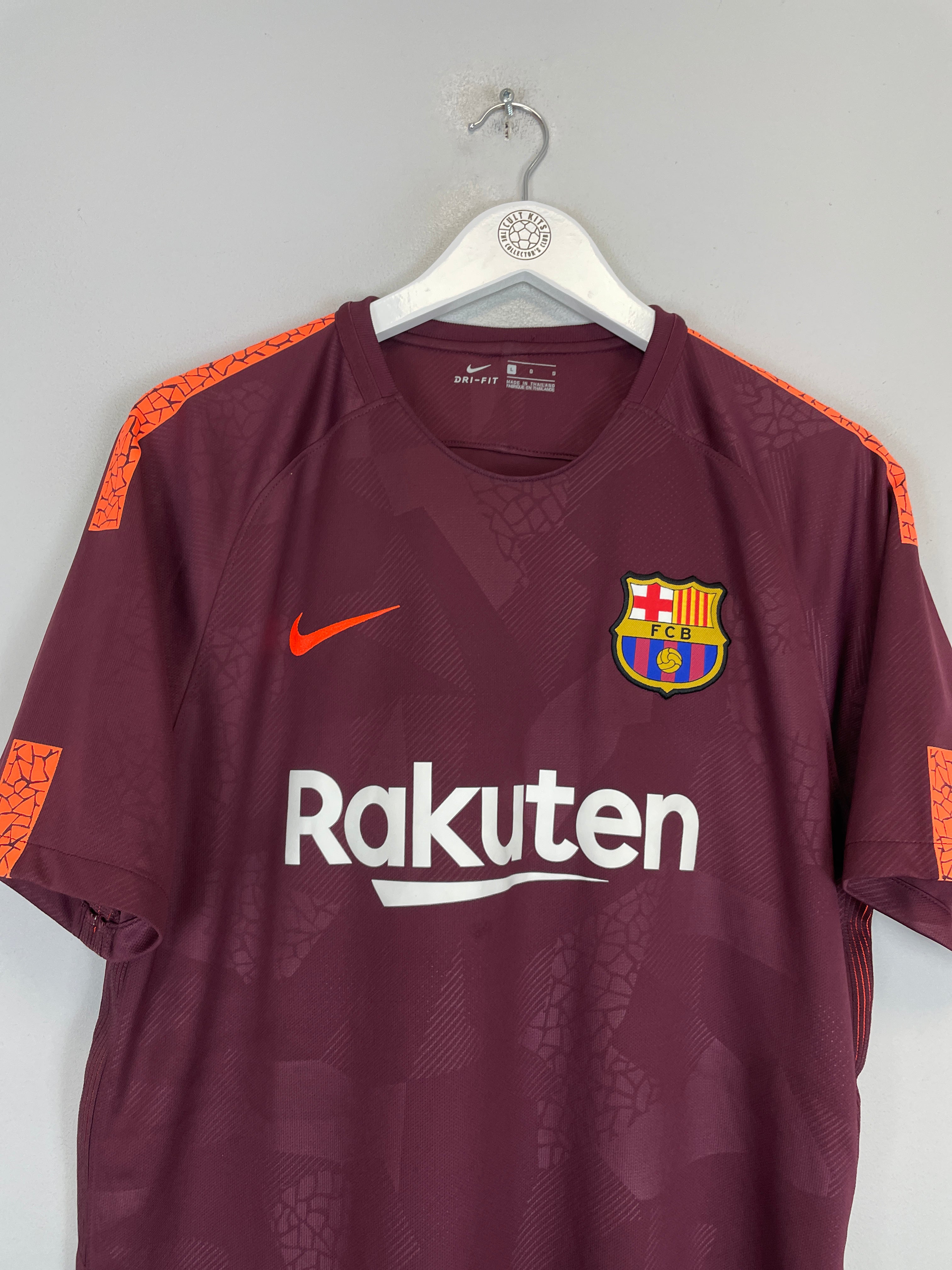 Shop 2017/18 BARCELONA THIRD SHIRT (L) NIKE, classic football shirts, vintage football shirts & retro soccer jerseys at Cult Kits