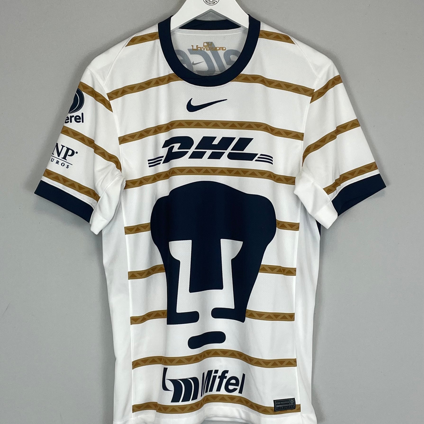 Shop 2024/25 UNAM PUMAS HOME SHIRT (M) NIKE, classic football shirts, vintage football shirts & retro soccer jerseys at Cult Kits