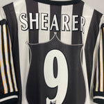 Shop 1997/99 NEWCASTLE SHEARER #9 HOME SHIRT (XL) ADIDAS, classic football shirts, vintage football shirts & retro soccer jerseys at Cult Kits