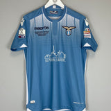 2015/16 LAZIO CATALDI #32 *SUPERCOPPA FINAL MATCH ISSUE* HOME SHIRT (M) MACRON