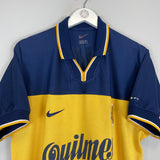 Shop 1998/00 BOCA JUNIORS HOME SHIRT (XL) NIKE, classic football shirts, vintage football shirts & retro soccer jerseys at Cult Kits