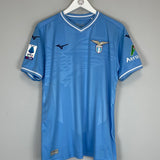 2023/24 LAZIO IMMOBILE #17 *MATCH ISSUE* HOME SHIRT (L) MIZUNO