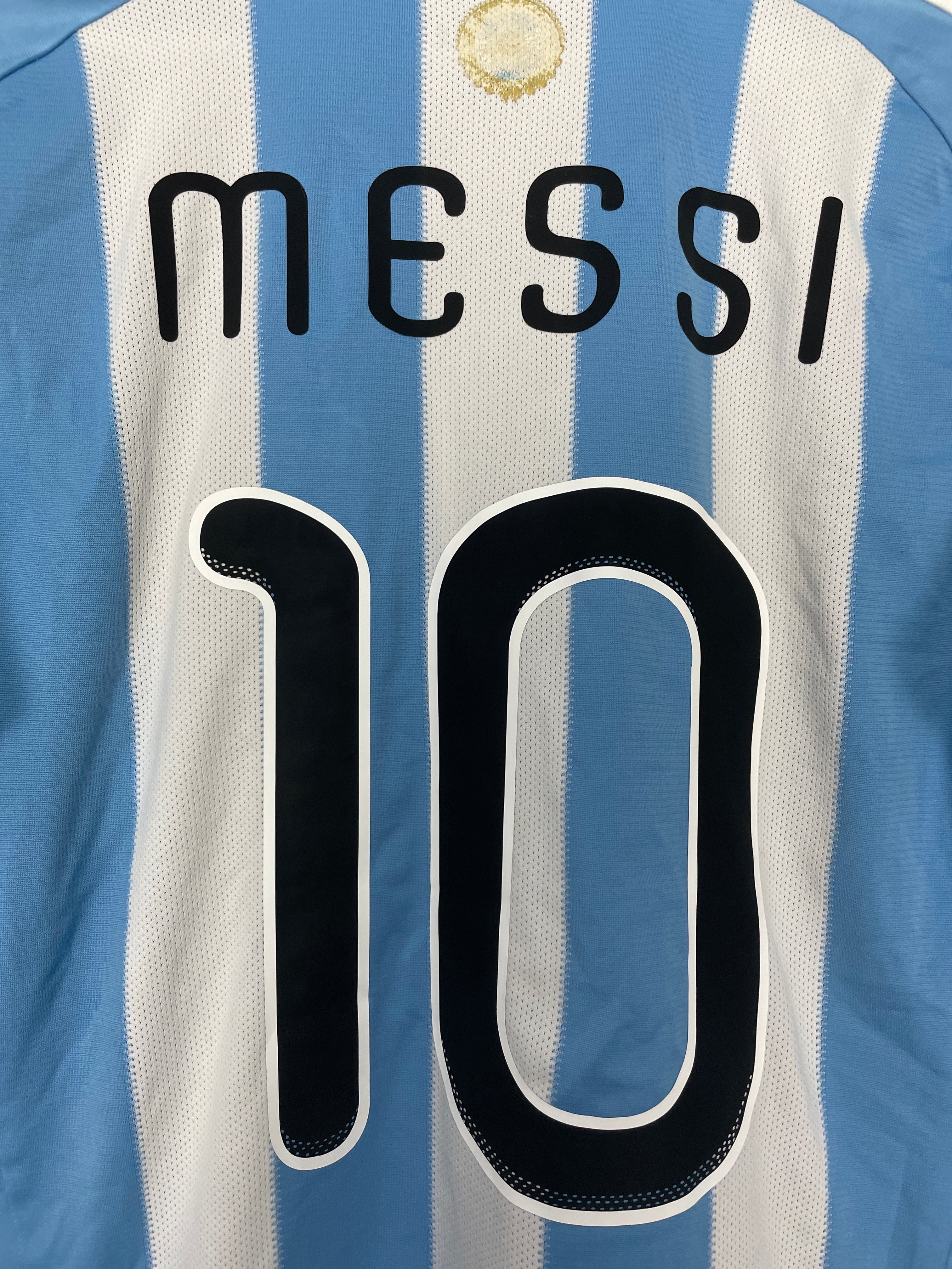Shop 2010/11 ARGENTINA MESSI #10 HOME SHIRT (M) ADIDAS, classic football shirts, vintage football shirts & retro soccer jerseys at Cult Kits