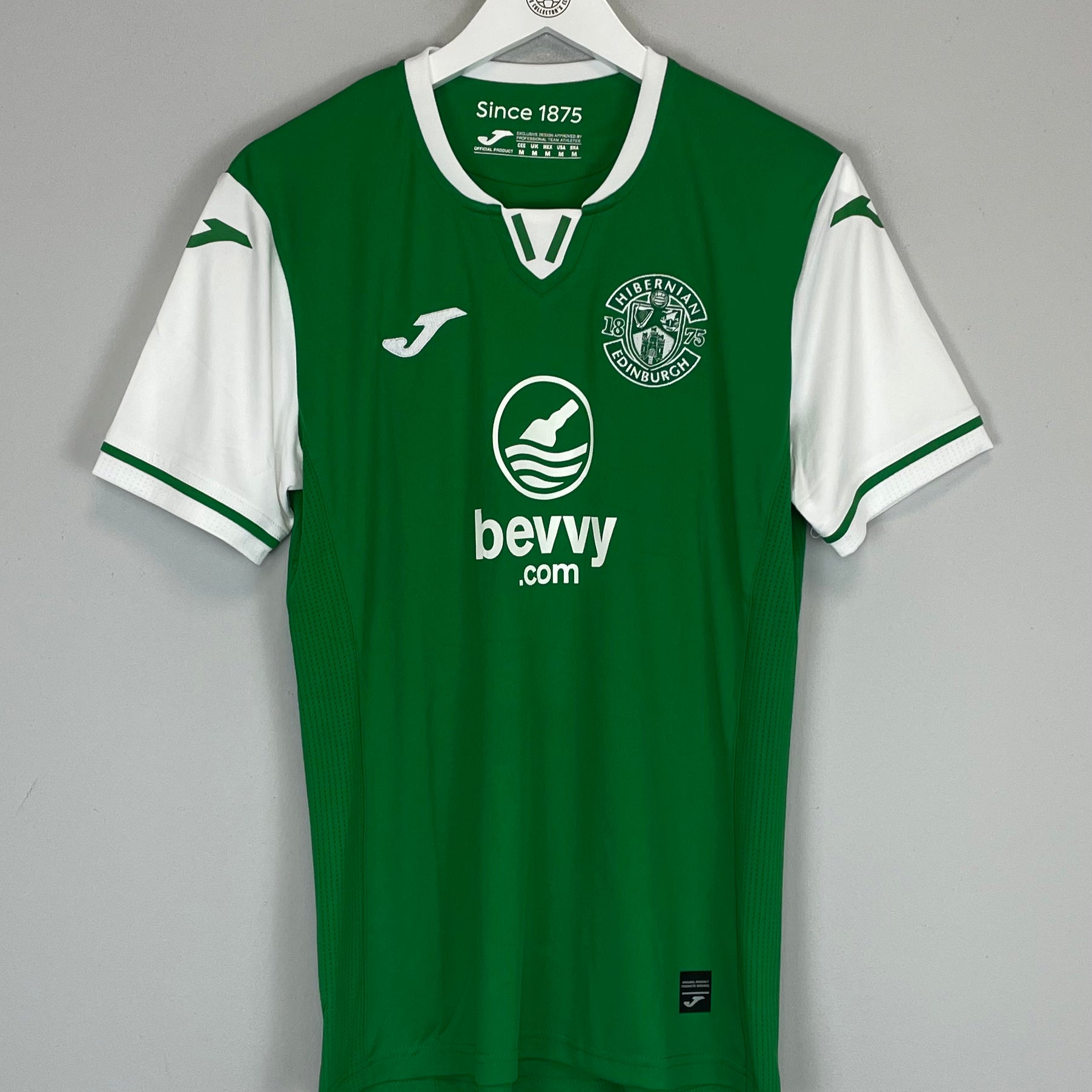 Shop 2024/25 HIBERNIAN HOME SHIRT (M) JOMA, classic football shirts, vintage football shirts & retro soccer jerseys at Cult Kits