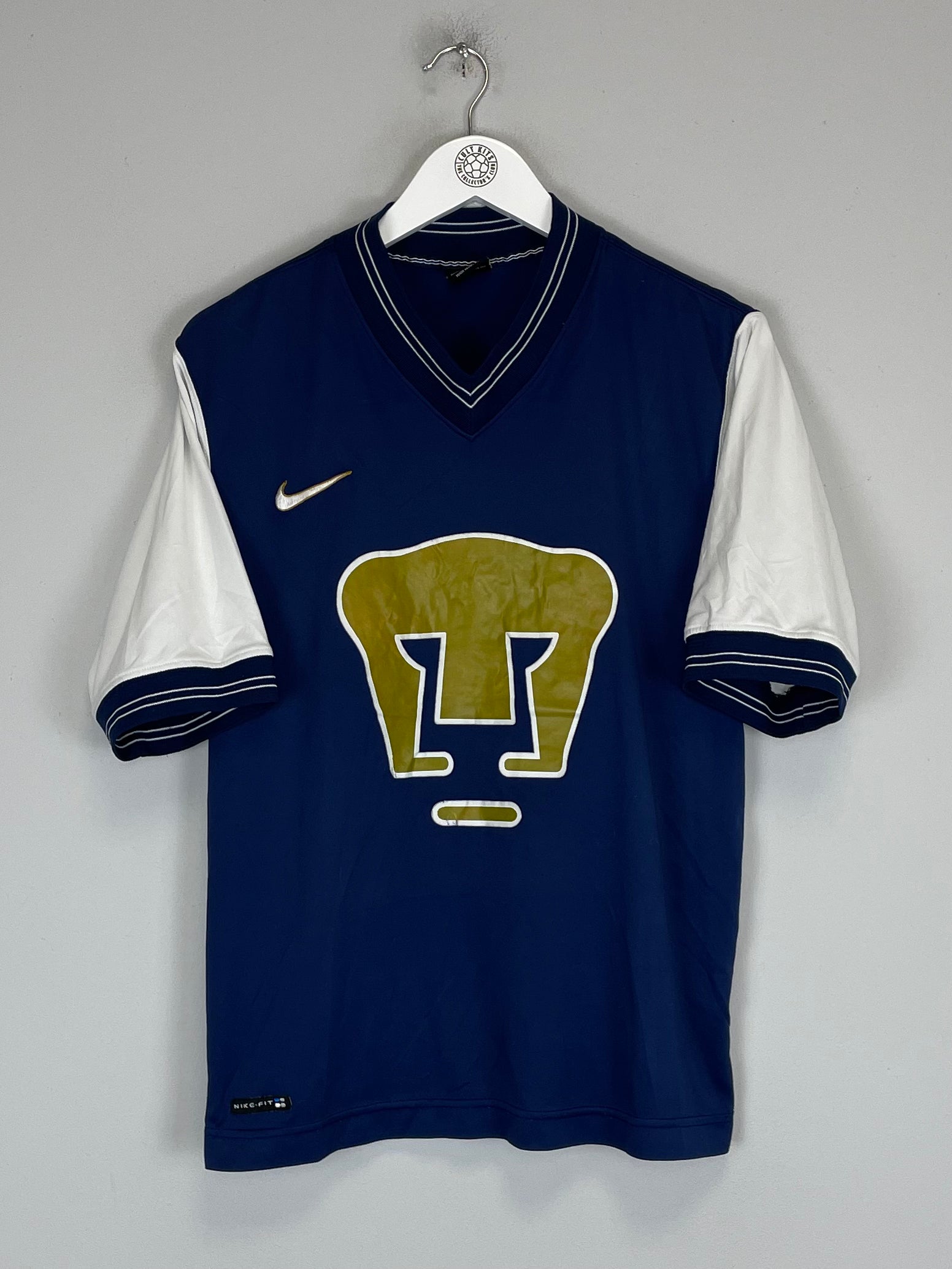 Shop 1998/99 UNAM PUMAS AWAY SHIRT (M) NIKE, classic football shirts, vintage football shirts & retro soccer jerseys at Cult Kits