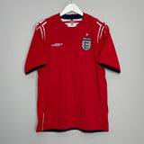 Shop 2004/06 ENGLAND OWEN #10 AWAY SHIRT (L) UMBRO, classic football shirts, vintage football shirts & retro soccer jerseys at Cult Kits