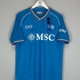 Shop 2023/24 NAPOLI *BNWT* HOME SHIRT (L) EA7, classic football shirts, vintage football shirts & retro soccer jerseys at Cult Kits