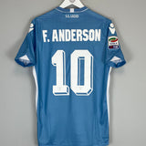 2015/16 LAZIO F.ANDERSON #10 *MATCH ISSUE* HOME SHIRT (M) MACRON