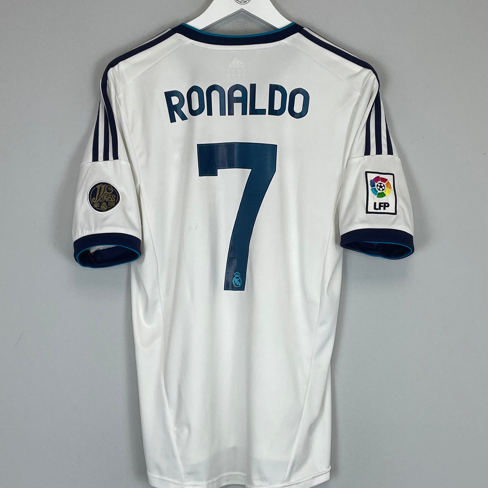 Shop 2012/13 REAL MADRID RONALDO #7 HOME SHIRT (M) ADIDAS, classic football shirts, vintage football shirts & retro soccer jerseys at Cult Kits