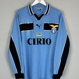 1998/00 LAZIO #9 L/S HOME SHIRT (M) PUMA
