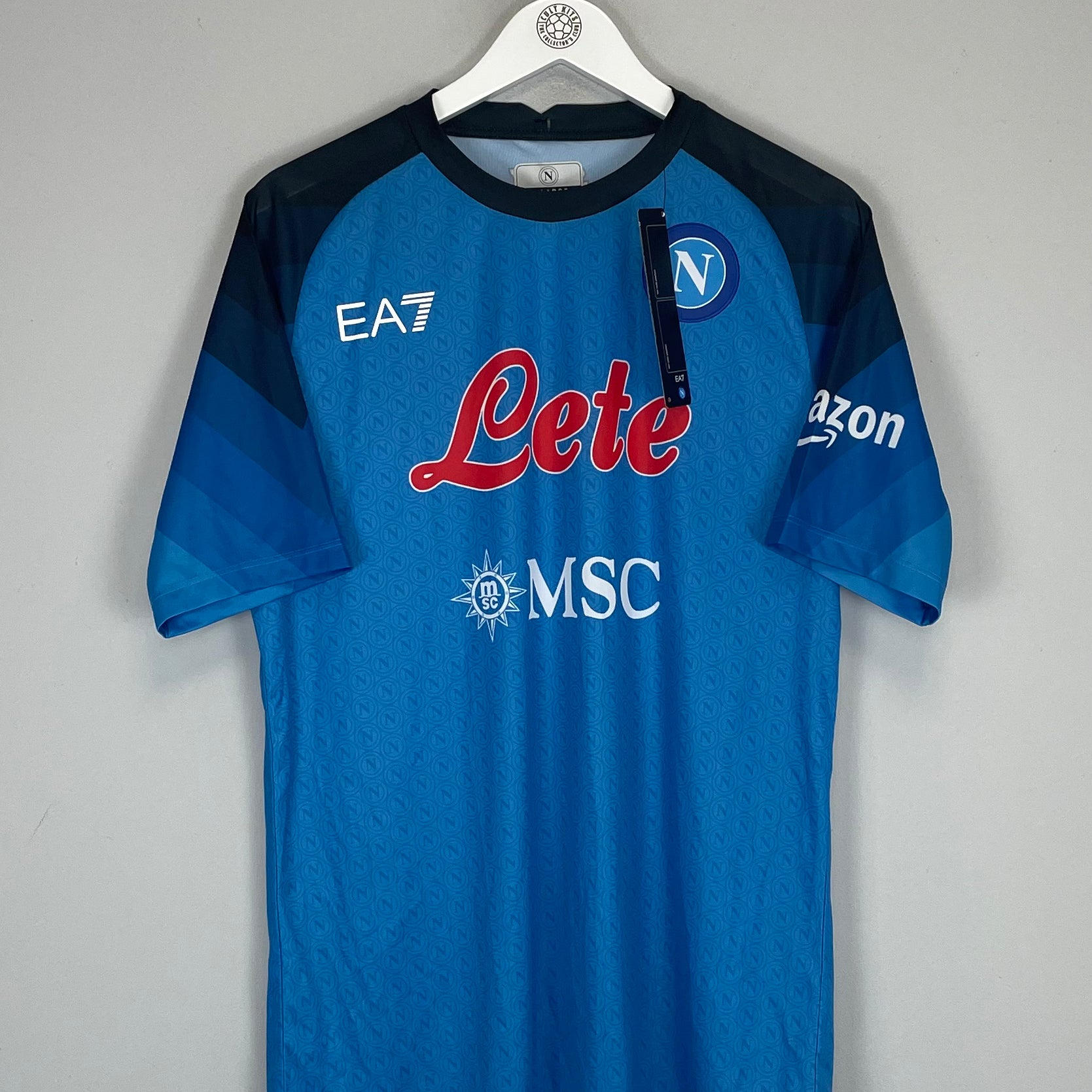 Shop 2022/23 NAPOLI *BNWT* HOME SHIRT (XL) EA7, classic football shirts, vintage football shirts & retro soccer jerseys at Cult Kits