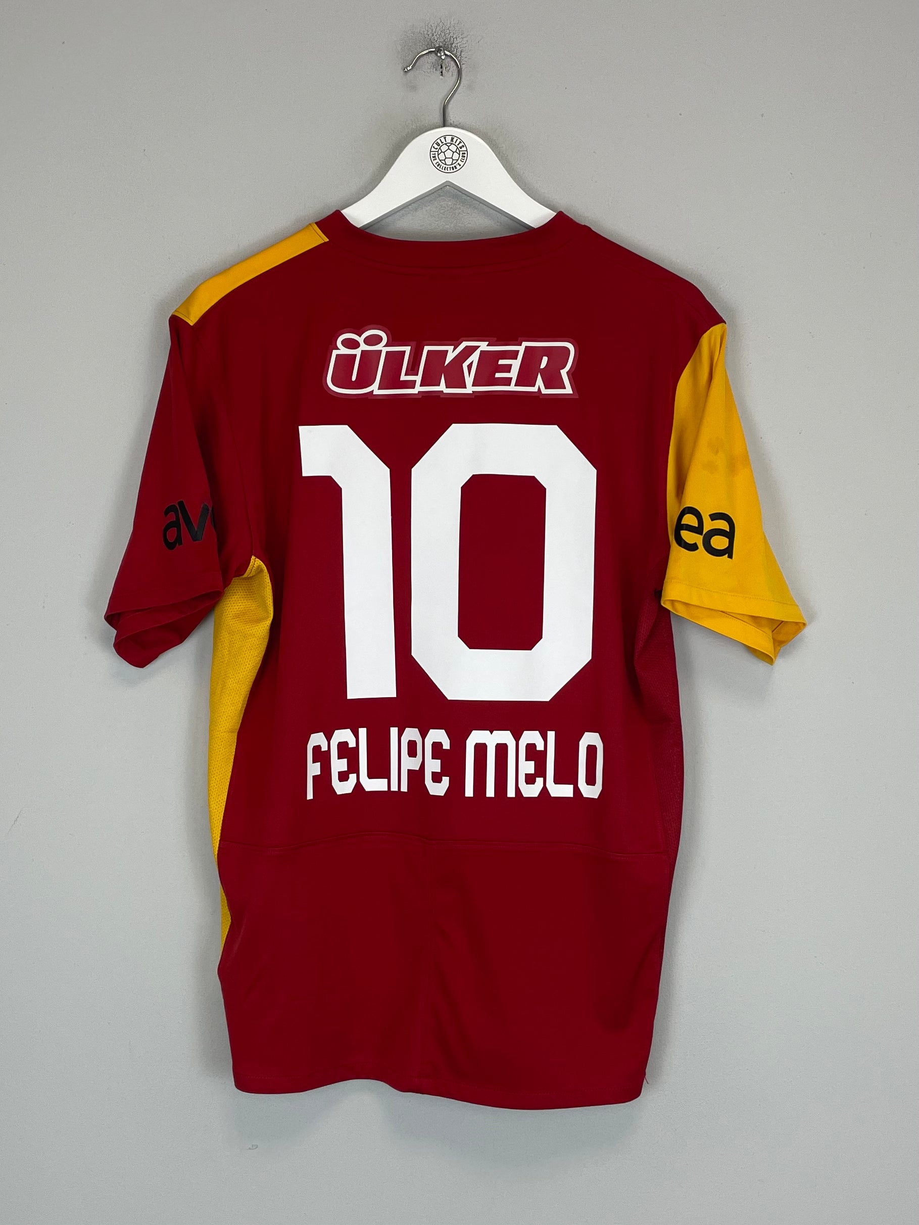 Shop 2011/12 GALATASARAY FELIPE MELO #10 HOME SHIRT (M) NIKE, classic football shirts, vintage football shirts & retro soccer jerseys at Cult Kits