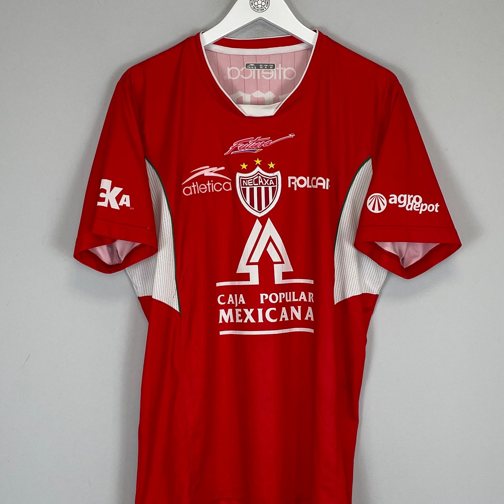 Shop 2011/12 NECAXA AWAY SHIRT (XL) ATLETICA, classic football shirts, vintage football shirts & retro soccer jerseys at Cult Kits