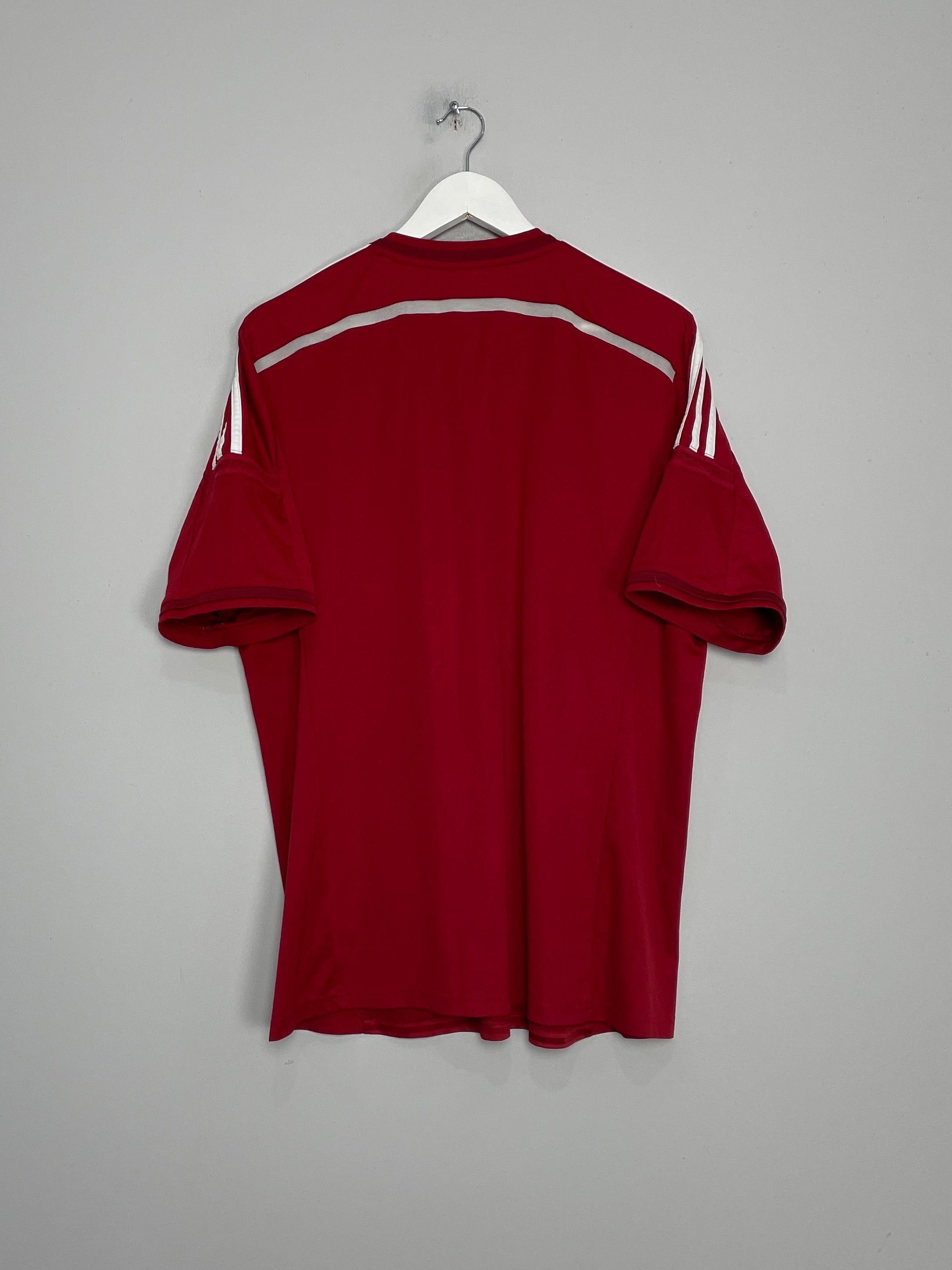 Shop 2014/15 DENMARK HOME SHIRT (XL) ADIDAS, classic football shirts, vintage football shirts & retro soccer jerseys at Cult Kits
