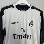 Shop 2004/05 CHELSEA CECH #1 GK SHIRT (XXL) UMBRO, classic football shirts, vintage football shirts & retro soccer jerseys at Cult Kits