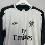 Shop 2004/05 CHELSEA CECH #1 GK SHIRT (XXL) UMBRO, classic football shirts, vintage football shirts & retro soccer jerseys at Cult Kits