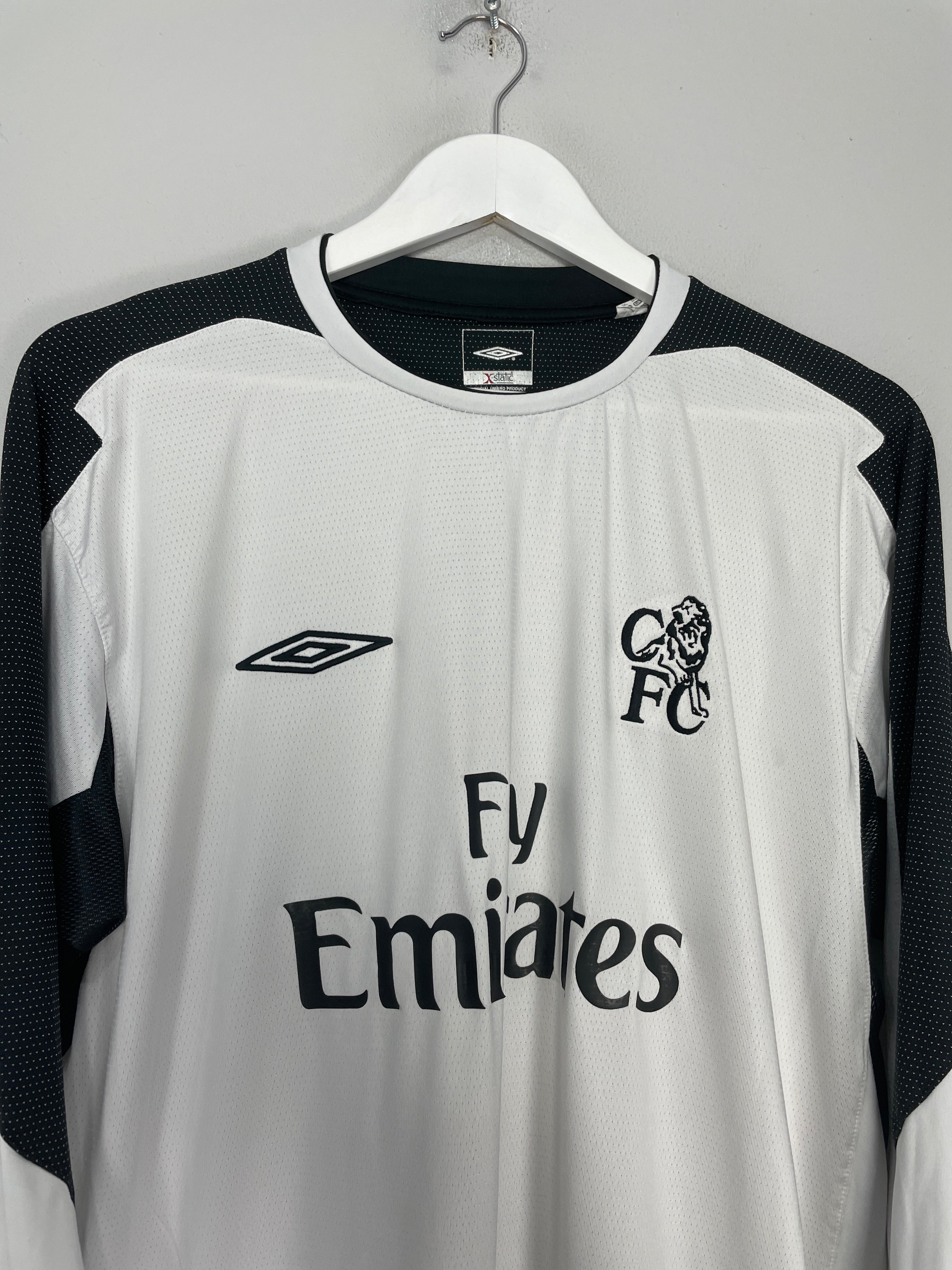 Shop 2004/05 CHELSEA CECH #1 GK SHIRT (XXL) UMBRO, classic football shirts, vintage football shirts & retro soccer jerseys at Cult Kits