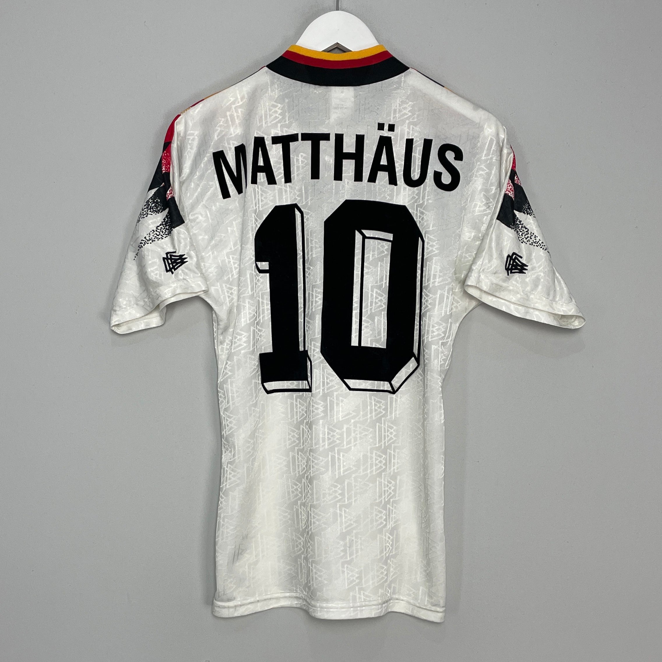 Shop 1994/96 GERMANY MATTHAUS #10 HOME SHIRT (S) ADIDAS, classic football shirts, vintage football shirts & retro soccer jerseys at Cult Kits