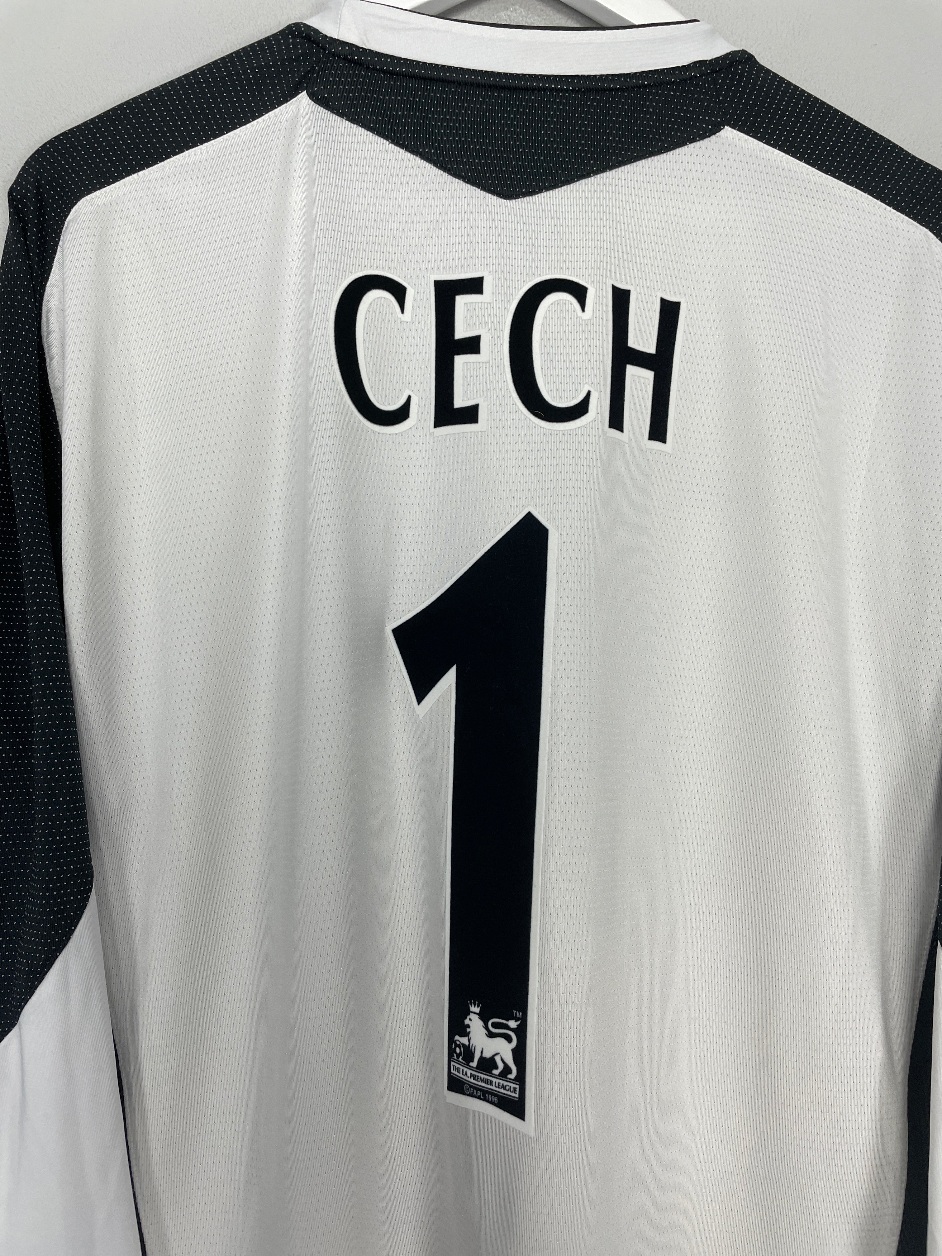 Shop 2004/05 CHELSEA CECH #1 GK SHIRT (XXL) UMBRO, classic football shirts, vintage football shirts & retro soccer jerseys at Cult Kits