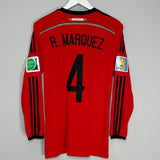 Shop 2014/15 MEXICO R.MARQUEZ #4 L/S AWAY SHIRT (M) ADIDAS, classic football shirts, vintage football shirts & retro soccer jerseys at Cult Kits