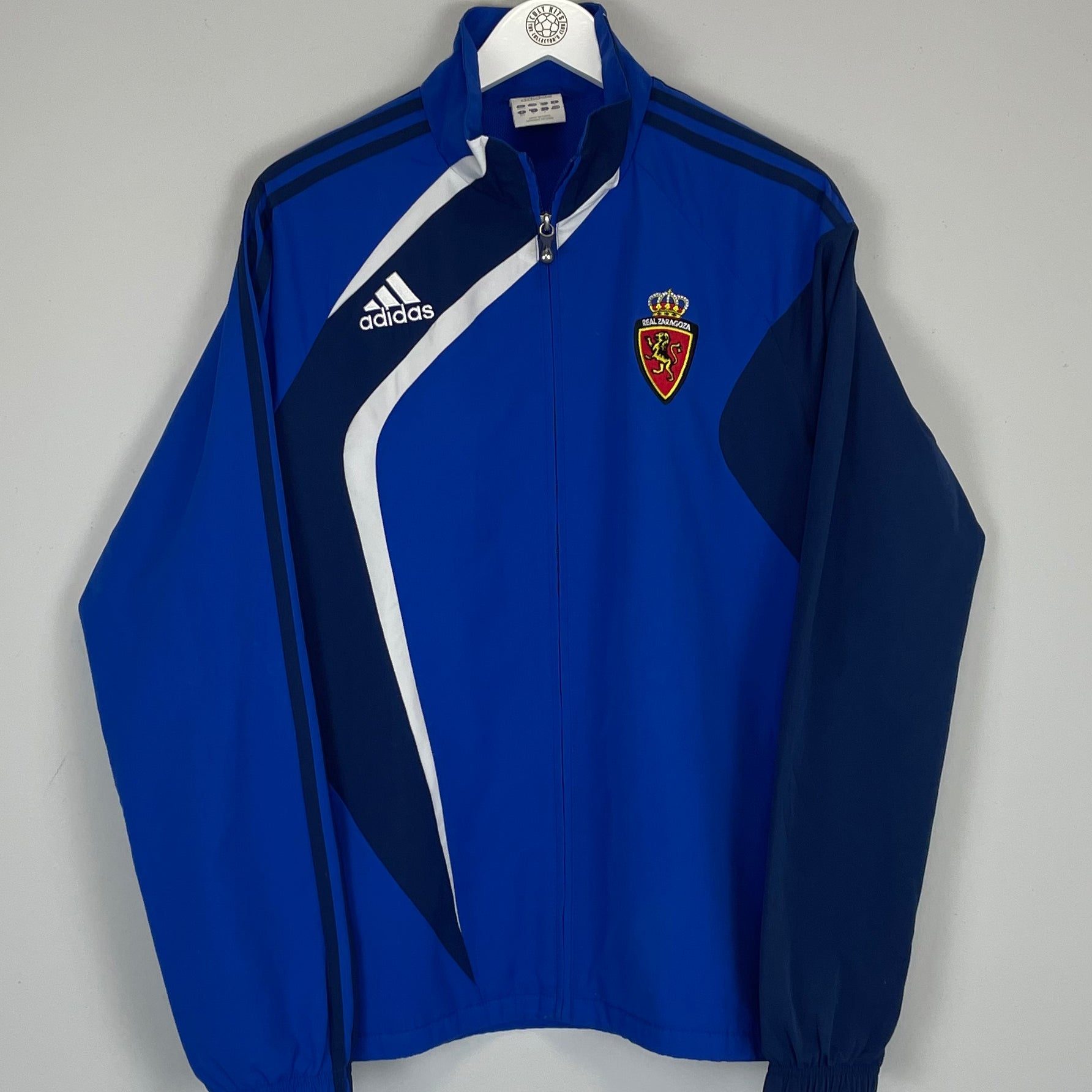 Shop 2010 REAL ZARAGOZA TRACK JACKET (M) ADIDAS, classic football shirts, vintage football shirts & retro soccer jerseys at Cult Kits