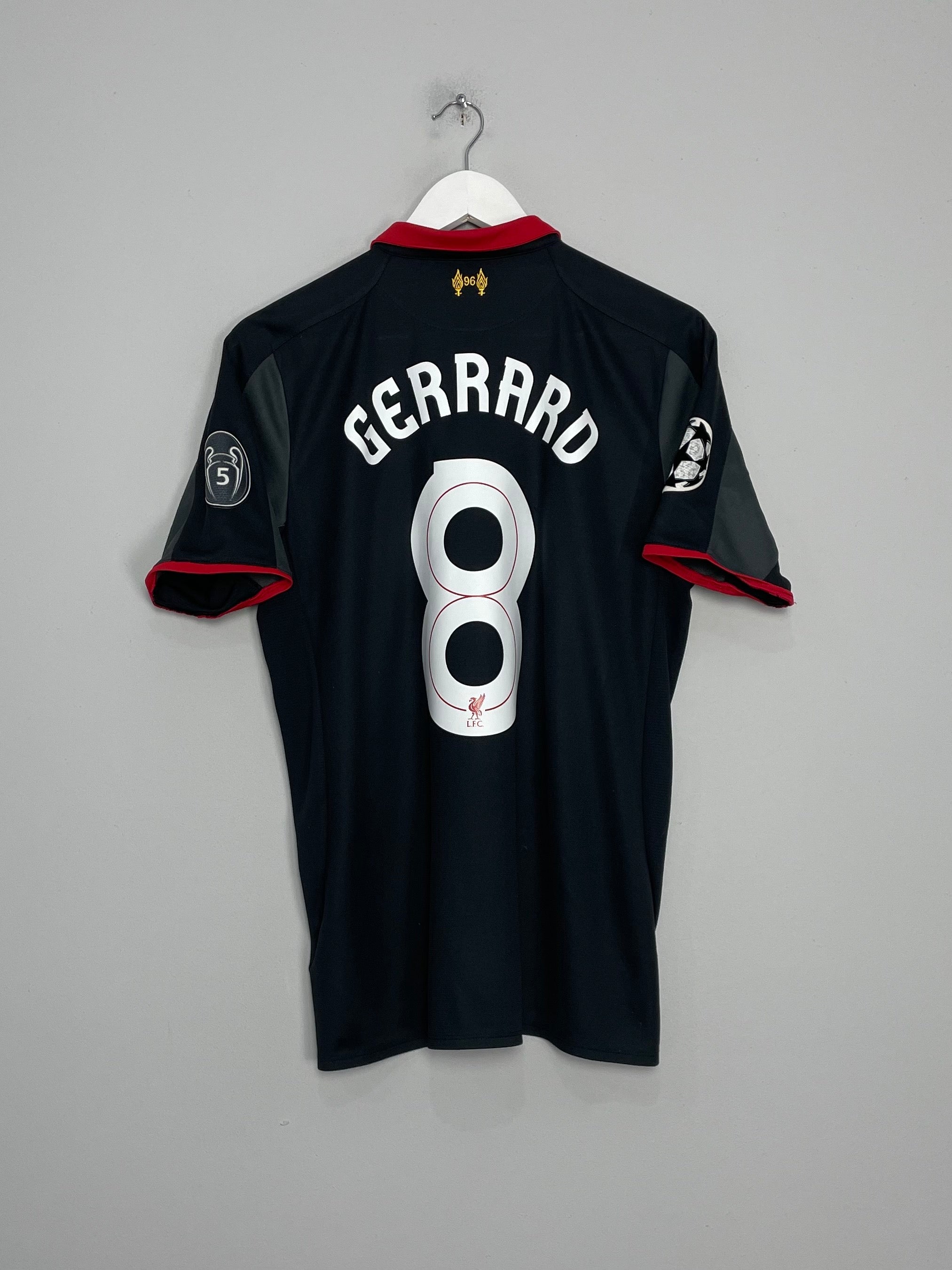 Shop 2014/15 LIVERPOOL GERRARD #8 C/L THIRD SHIRT (M) WARRIOR, classic football shirts, vintage football shirts & retro soccer jerseys at Cult Kits