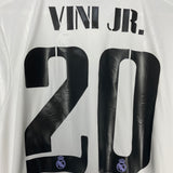 2022/23 REAL MADRID VINI JR #20 HOME SHIRT (M) ADIDAS
