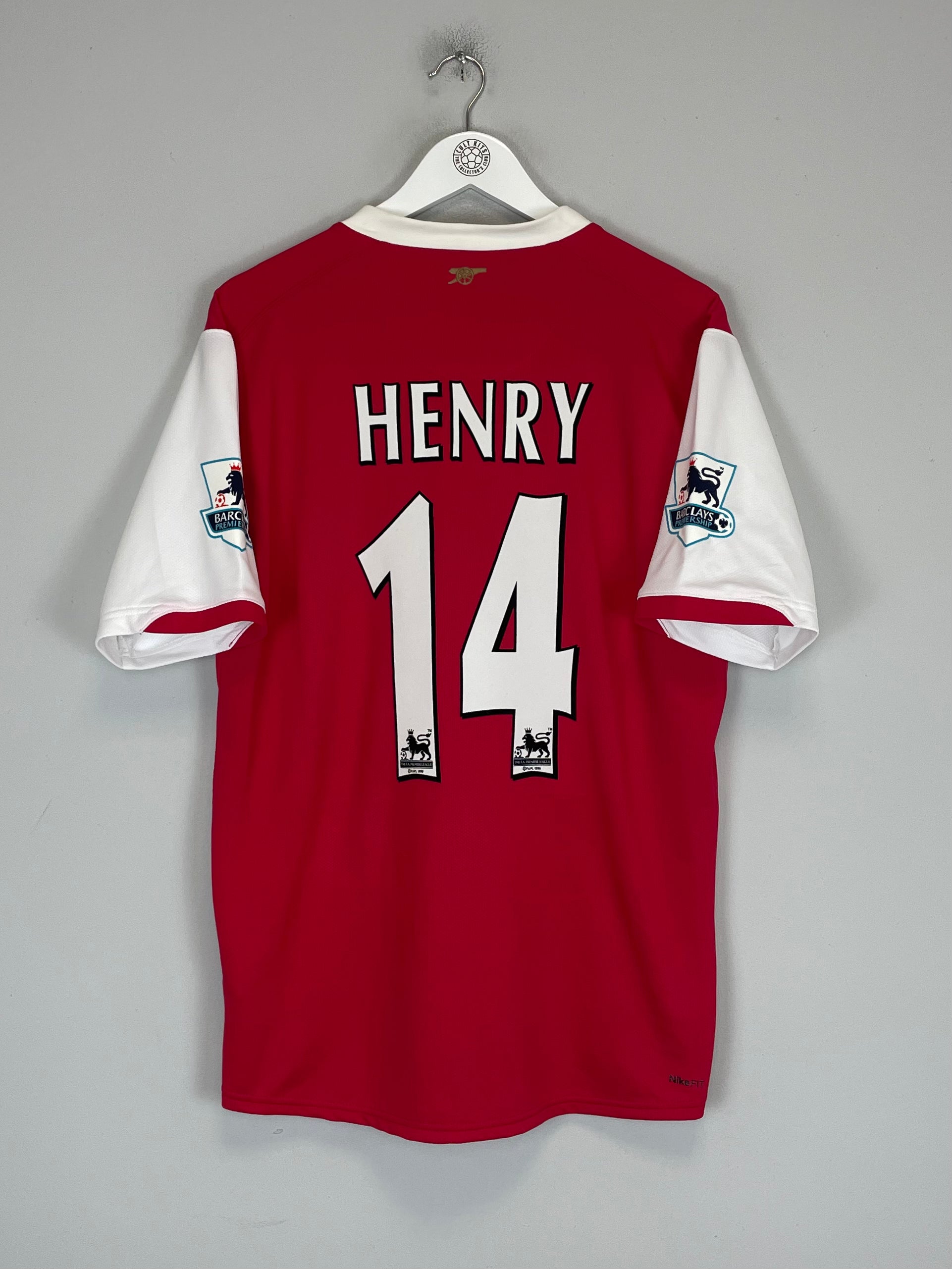 Shop 2006/07 ARSENAL HENRY #14 HOME SHIRT (L) NIKE, classic football shirts, vintage football shirts & retro soccer jerseys at Cult Kits