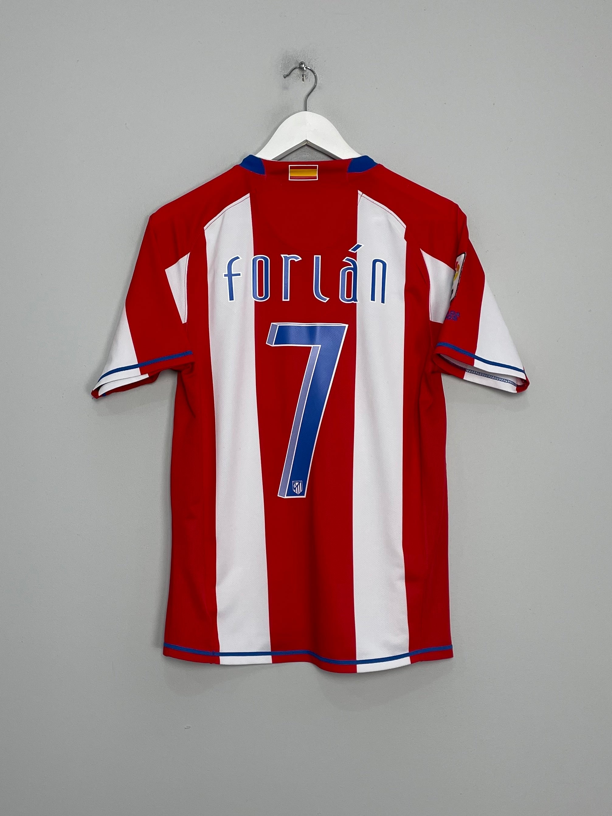 Shop 2007/08 ATLETICO MADRID FORLAN #7 HOME SHIRT (S) NIKE, classic football shirts, vintage football shirts & retro soccer jerseys at Cult Kits