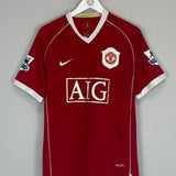 2006/07 MANCHESTER UNITED RONALDO #7 HOME SHIRT (M) NIKE