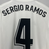 2018/19 REAL MADRID SERGIO RAMOS HOME SHIRT (M) ADIDAS