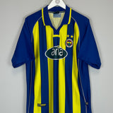 2002/03 FENERBAHCE JOHNSON #28 HOME SHIRT (L) OM