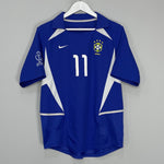 Shop 2002/04 BRAZIL RONALDINHO #10 AWAY SHIRT (S) NIKE, classic football shirts, vintage football shirts & retro soccer jerseys at Cult Kits