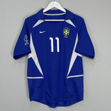 Shop 2002/04 BRAZIL RONALDINHO #10 AWAY SHIRT (S) NIKE, classic football shirts, vintage football shirts & retro soccer jerseys at Cult Kits