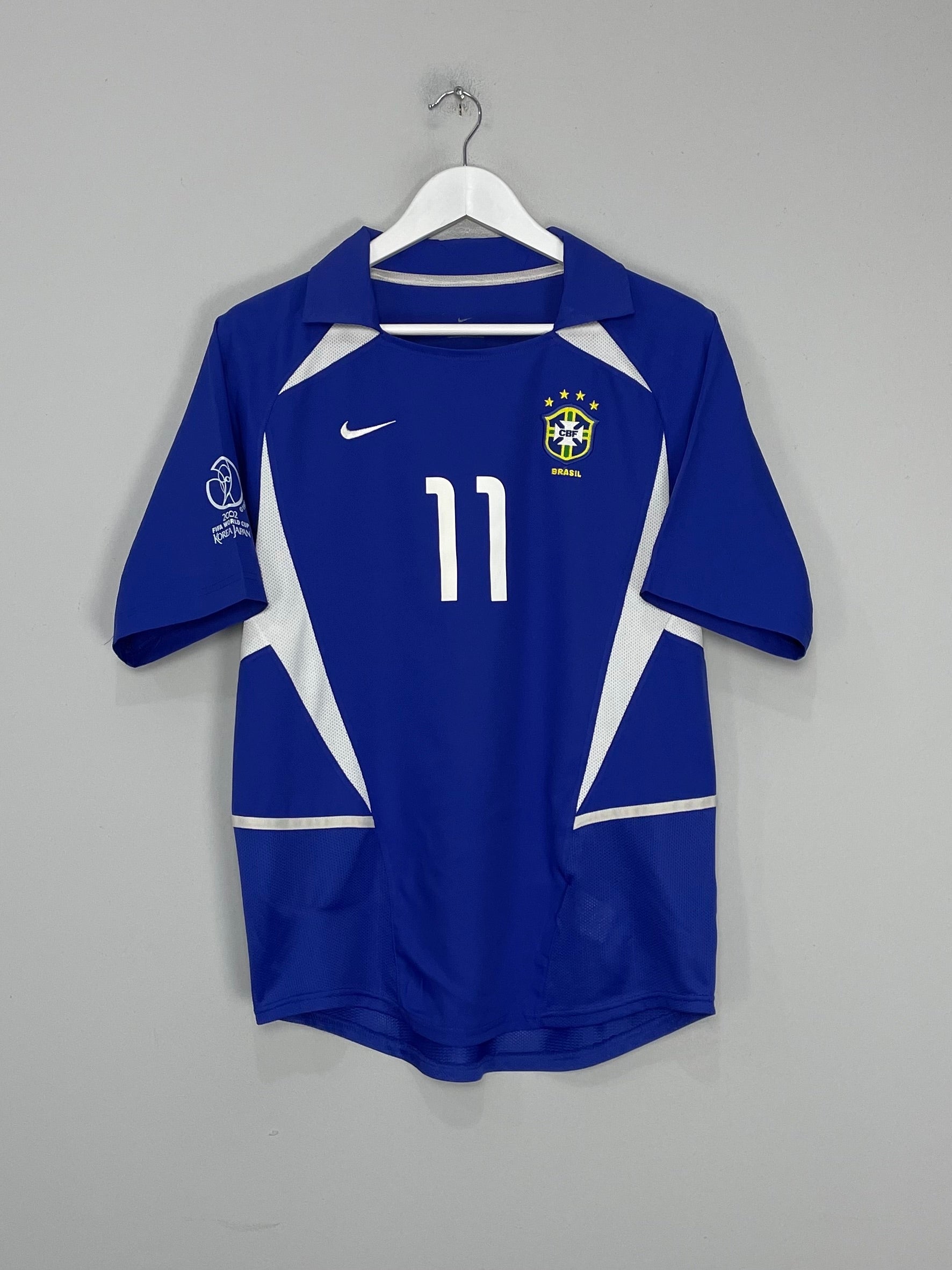 Shop 2002/04 BRAZIL RONALDINHO #10 AWAY SHIRT (S) NIKE, classic football shirts, vintage football shirts & retro soccer jerseys at Cult Kits