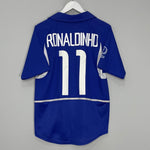 Shop 2002/04 BRAZIL RONALDINHO #10 AWAY SHIRT (S) NIKE, classic football shirts, vintage football shirts & retro soccer jerseys at Cult Kits