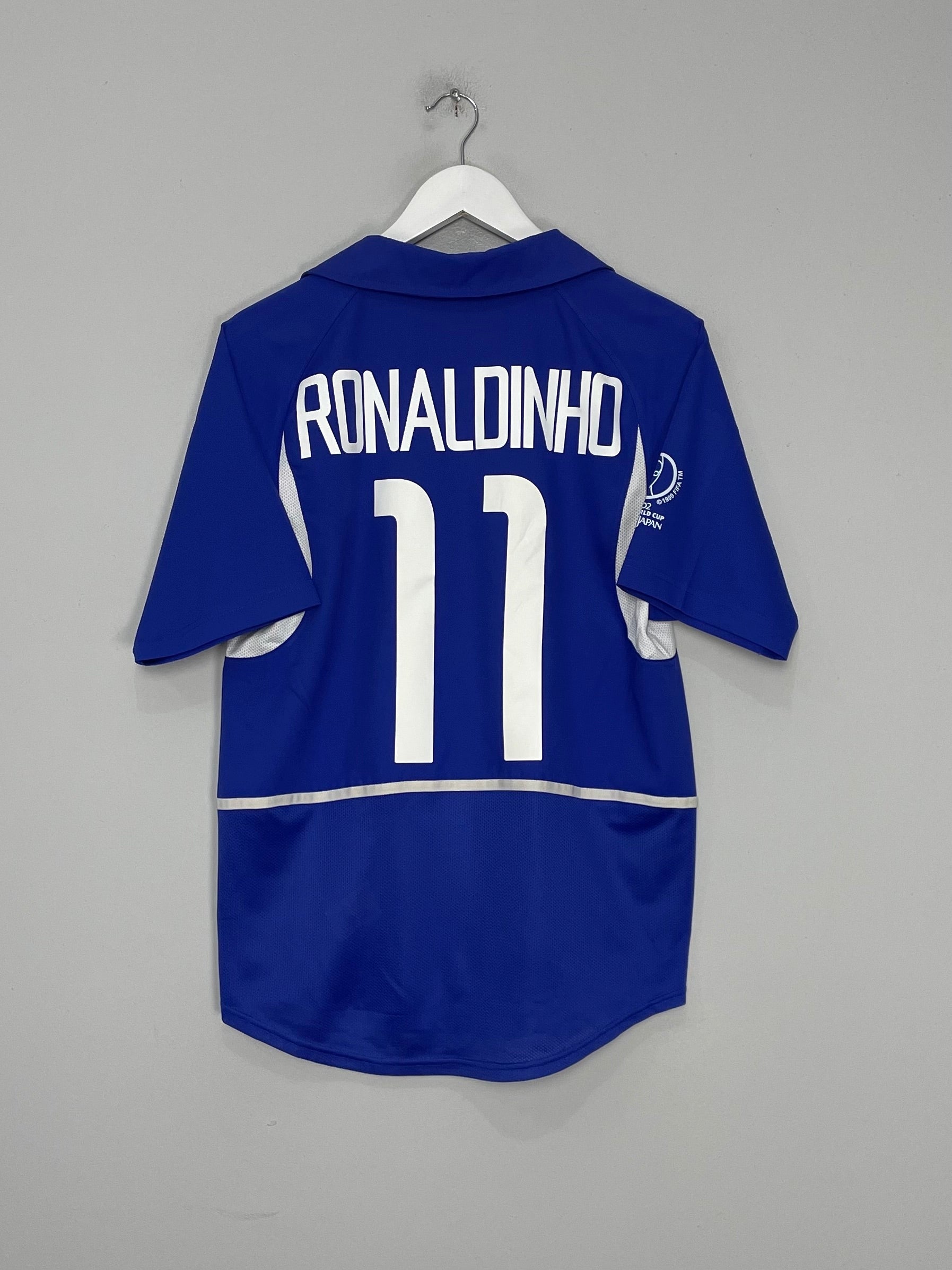 Shop 2002/04 BRAZIL RONALDINHO #10 AWAY SHIRT (S) NIKE, classic football shirts, vintage football shirts & retro soccer jerseys at Cult Kits