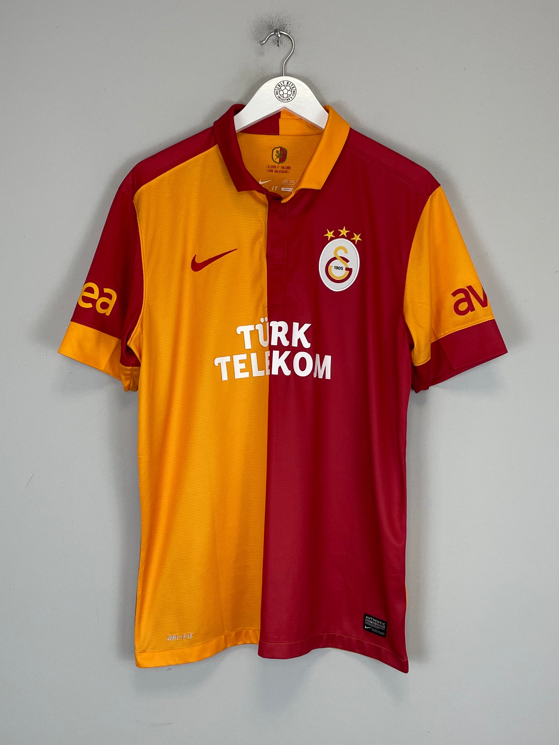 Shop 2012/13 GALATASARAY DROGBA #12 HOME SHIRT (L) NIKE, classic football shirts, vintage football shirts & retro soccer jerseys at Cult Kits