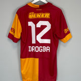 Shop 2012/13 GALATASARAY DROGBA #12 HOME SHIRT (L) NIKE, classic football shirts, vintage football shirts & retro soccer jerseys at Cult Kits