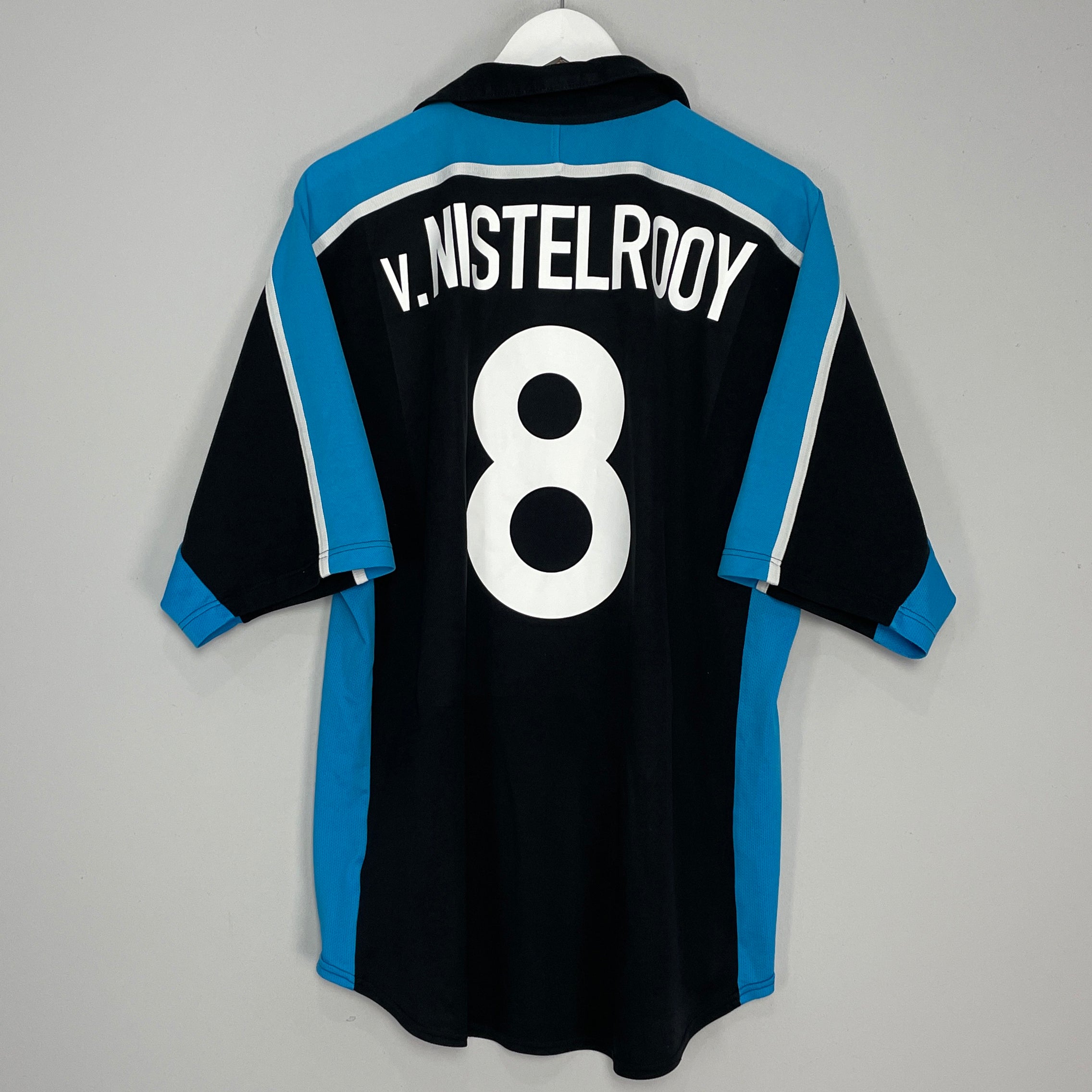 Shop 1999/01 PSV V.NISTELROOY #8 AWAY SHIRT (XL) NIKE, classic football shirts, vintage football shirts & retro soccer jerseys at Cult Kits