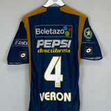 2004/05 UNAM PUMAS VERON #4 AWAY SHIRT (L) LOTTO